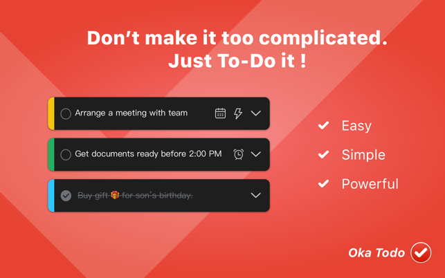 Oka To Do - Task & Reminder(圖1)-速報App