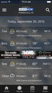 hawaii news now weather iphone screenshot 3