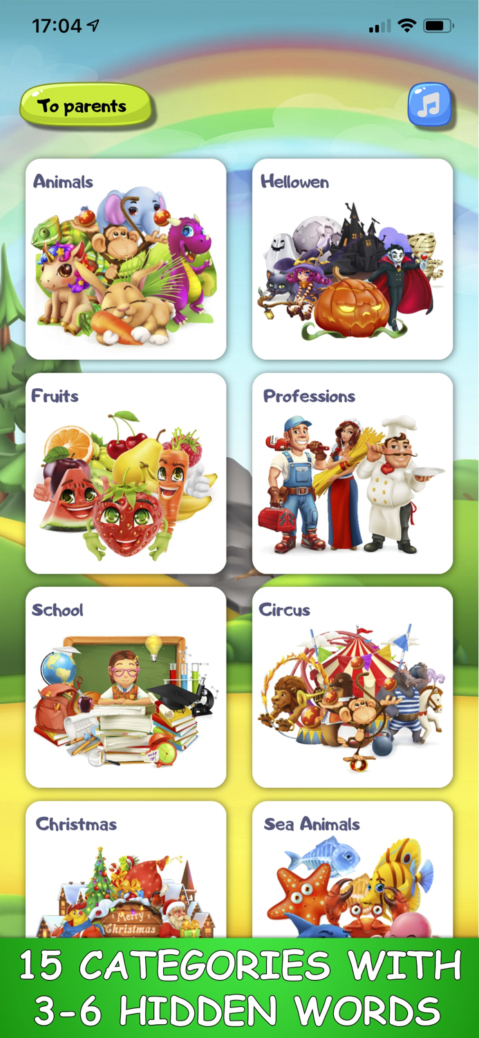 MGKidsWords word puzzle games