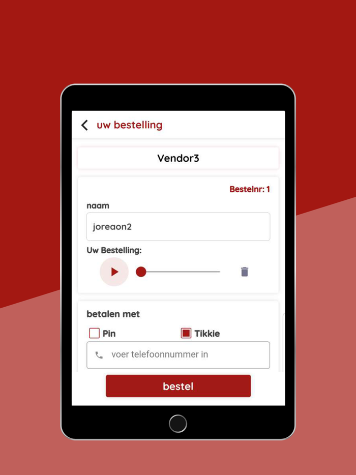 de Winkelapp-bestelapp