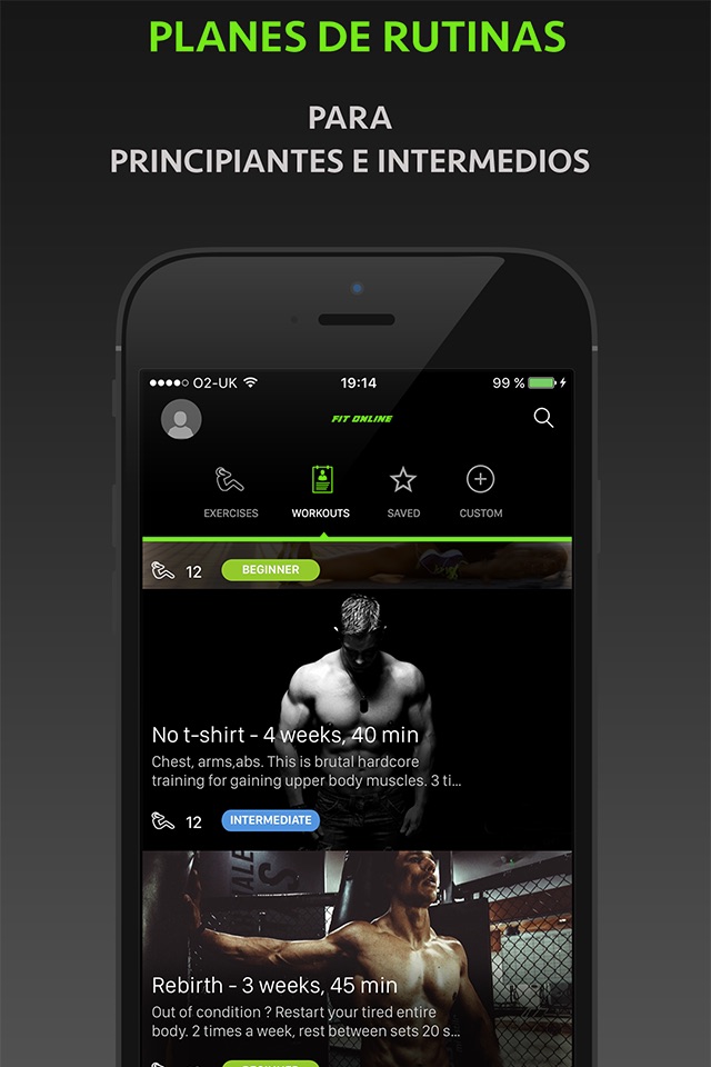 Fitness Online - Gym For Beginners & Workout Plans For Men screenshot 4