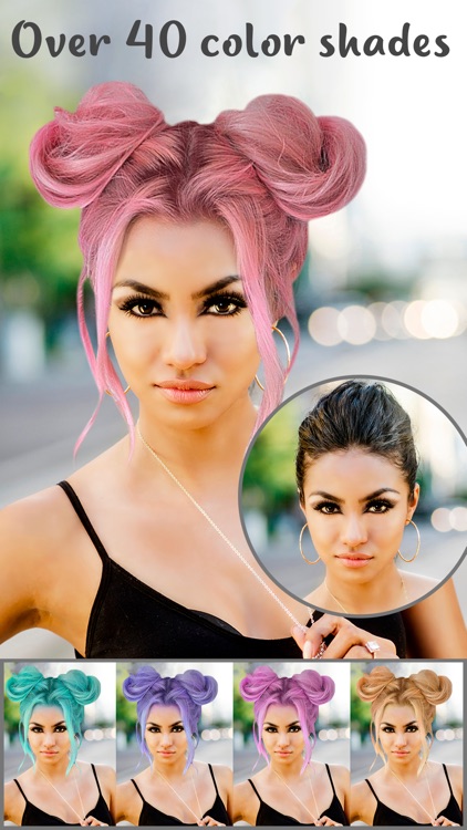 Auto Hair Color Changer Camera