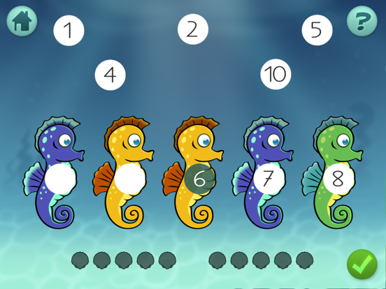 SeaNumbers iPad screenshot