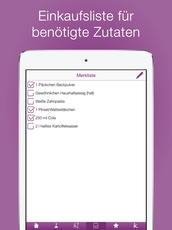 Screenshot #6 pour 100 Tipps für das Putzen PRO