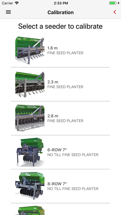 Piket Planter Calibration Screenshot