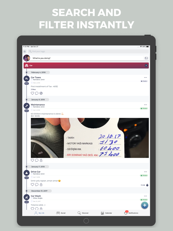 Logg: Personal Journal & Diary iPad screenshot 9 - Lifestyle app