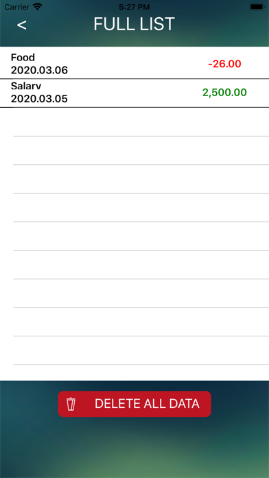 Screenshot #3 pour Pocket Money Simple