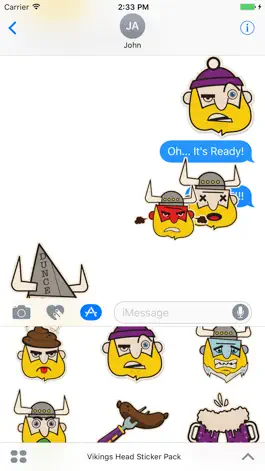 Game screenshot Vikings Head Sticker Pack hack