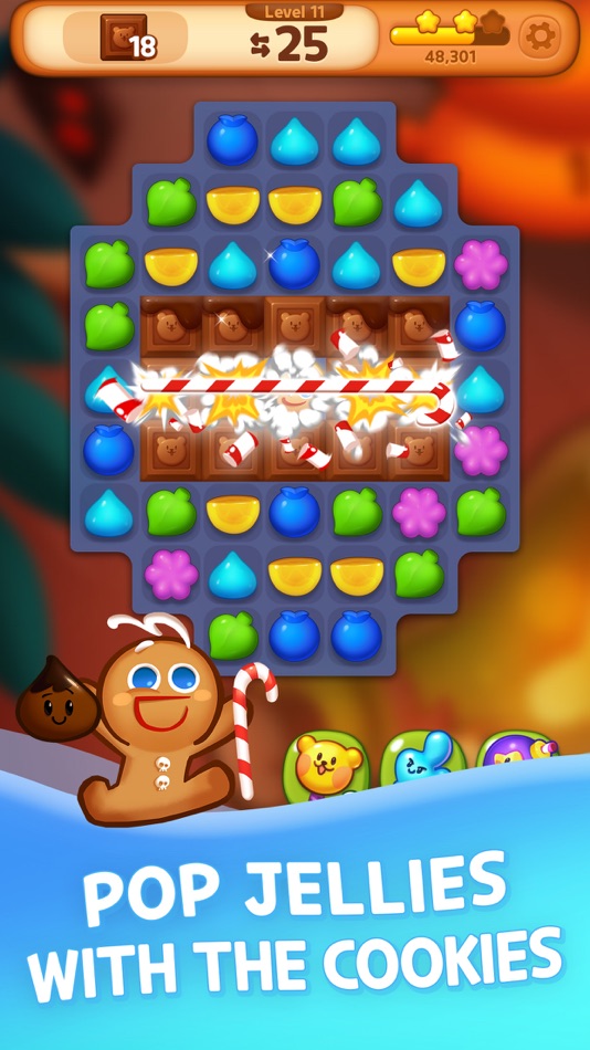 #1. Cookie Run: Puzzle World (iOS) Bởi: Devsisters