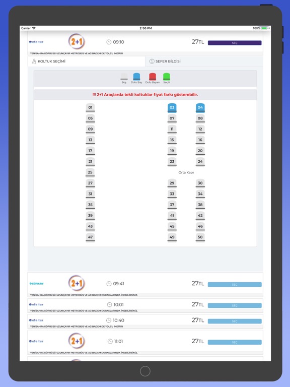 Screenshot #6 pour Efe Tur Turizm