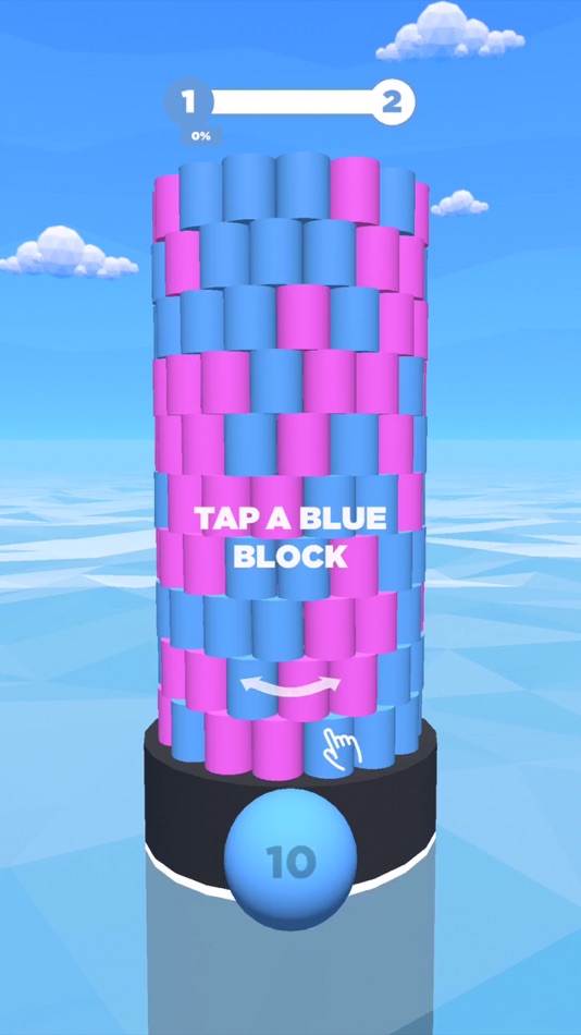 #1. Tower Color - Hit and crash! (iOS) 由: HOMA GAMES