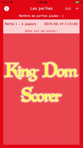 Game screenshot King Dom Scorer apk