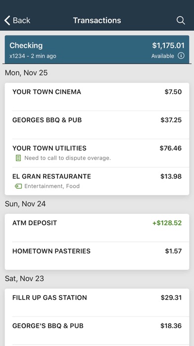 One Florida Mobile Banking Screenshot