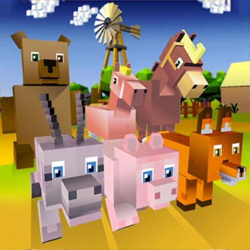 Blocky Animals World icon