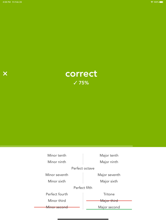 Screenshot #4 for Auricula: Interval Ear Trainer