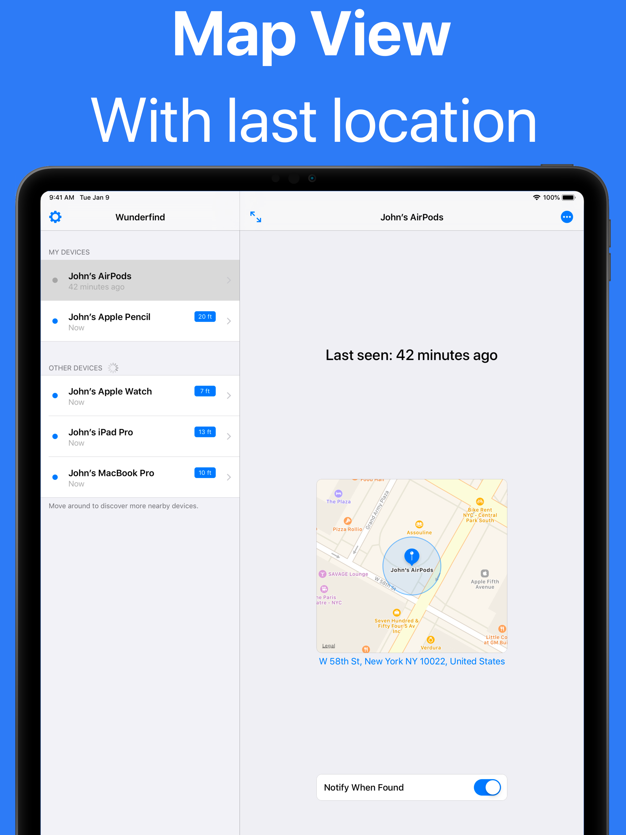 Wunderfind: Find Lost Device