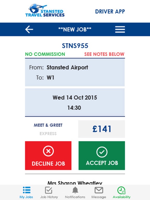 Screenshot #6 pour Stansted Driver App