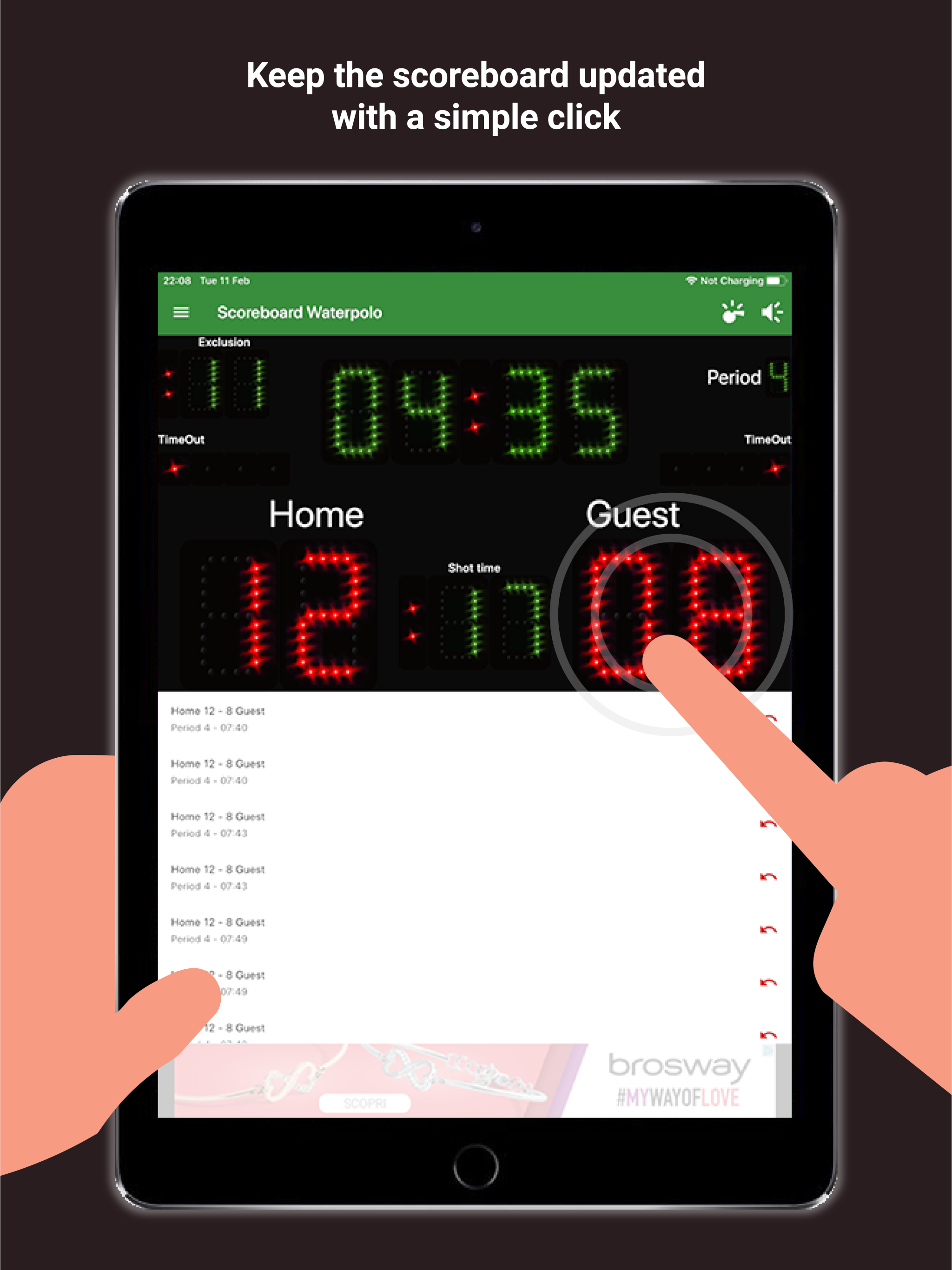 Scoreboard Waterpolo screenshot 6