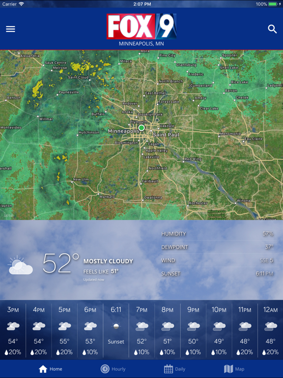 Screenshot #4 pour FOX 9 Weather – Radar & Alerts