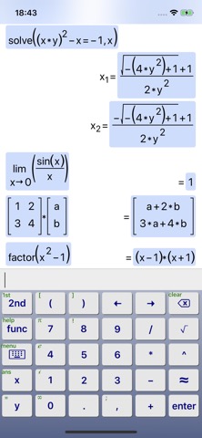 SymCalc - Symbolic Calculatorのおすすめ画像2