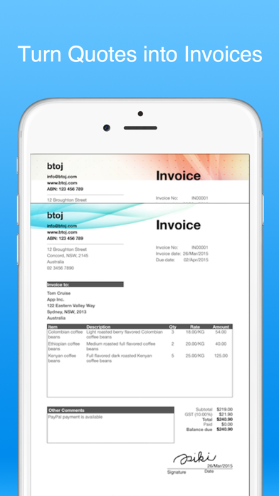 Job Quote Maker - Invoice +のおすすめ画像2