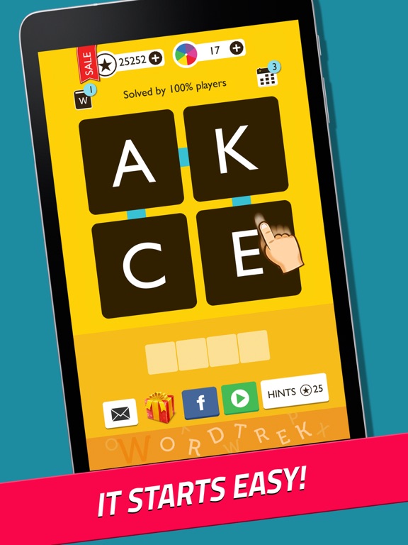 Word Trek - Word Block Puzzlesのおすすめ画像1