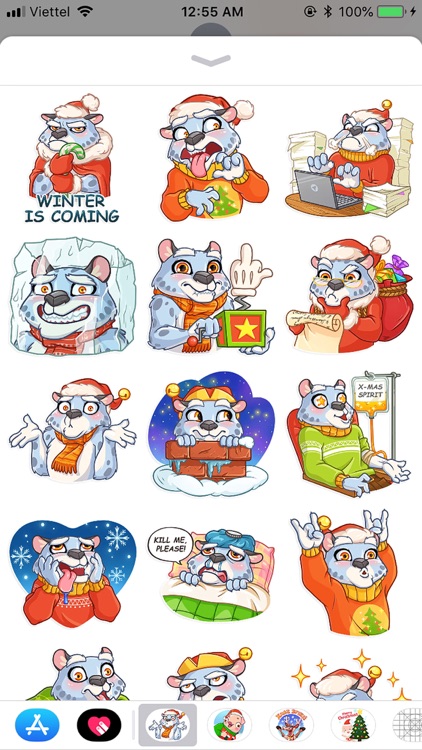 Christmas Funny Xmas Stickers
