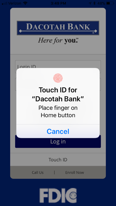 Dacotah Bank Mobile Banking Screenshot