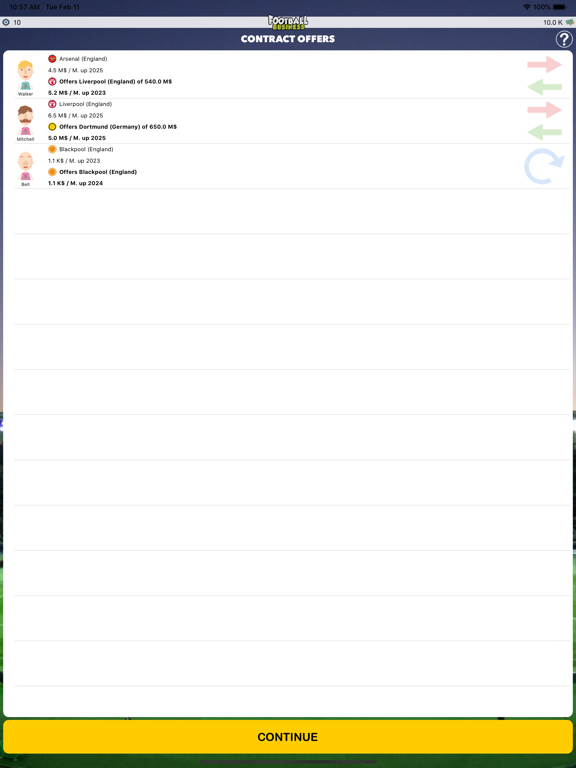 Soccer Business iPad screenshot 2 - Games app