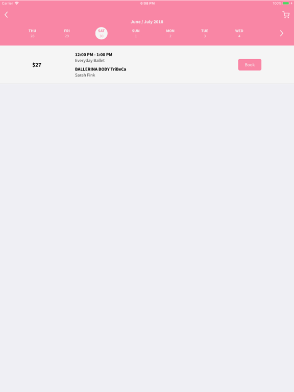 Everyday Ballet iPad screenshot 2 - Health & Fitness app
