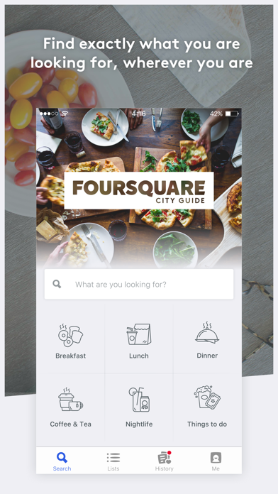 Foursquare City Guide Screenshot