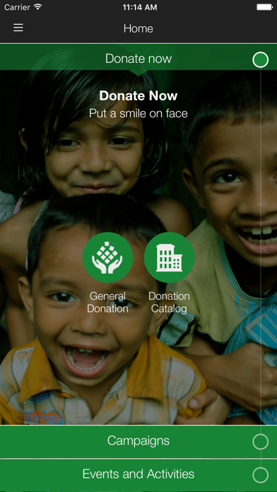Emirates Charity Screenshot