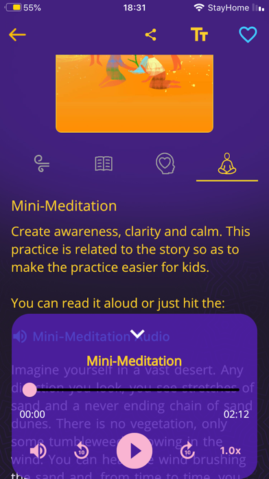StoryMoment: kids Mindfulness Screenshot