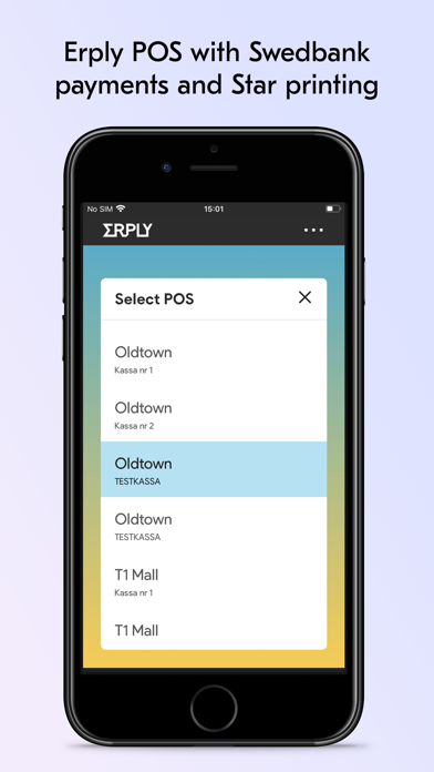 Screenshot #1 pour POS for Swedbank & Star