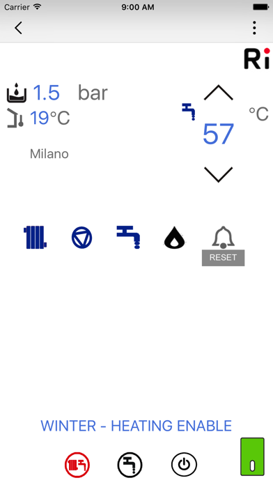 Screenshot #3 pour RiCLOUD Thermostat