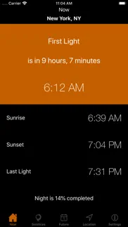sunrise sunset times iphone screenshot 4