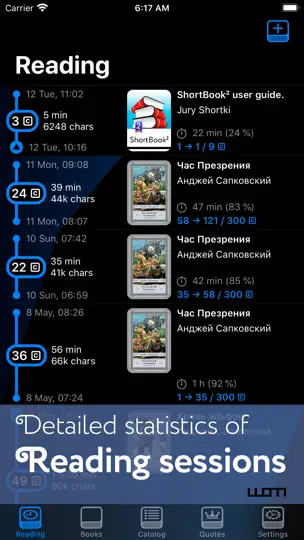 Captura de pantalla de ShortBook² en iPhone 5