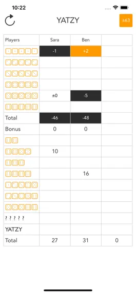 Game screenshot Yatzy Score Sheets hack