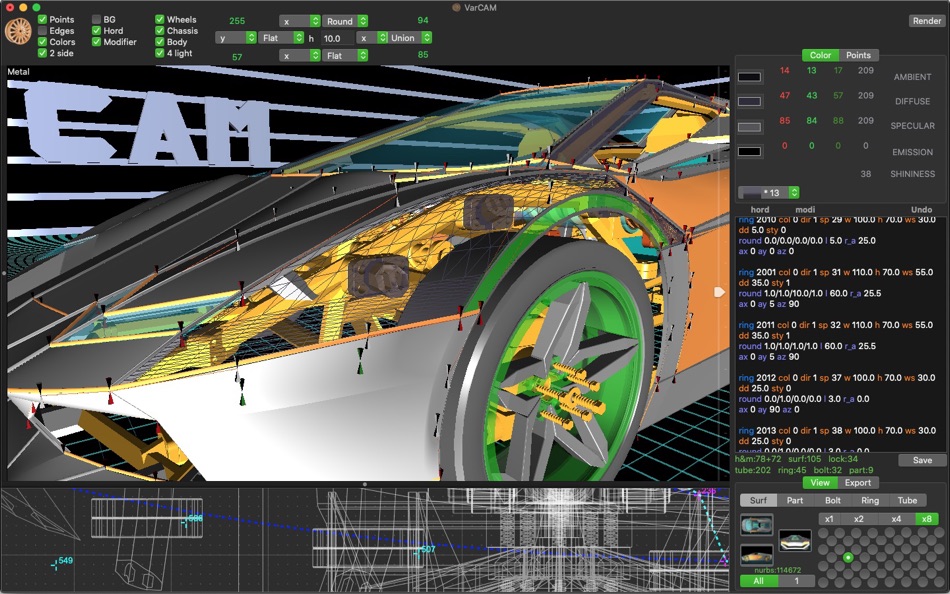 #1. VarCAM Concept Car Constructor (macOS) 게시자: Aleksandr Varaksa