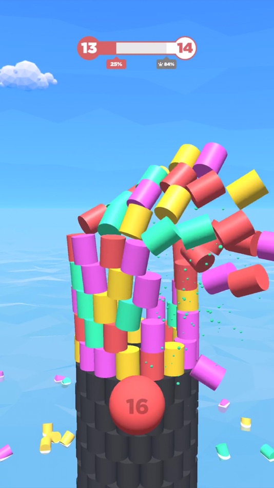 #4. Tower Color - Hit and crash! (iOS) 由: HOMA GAMES