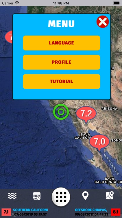 Earthquake Tracking screenshot-4