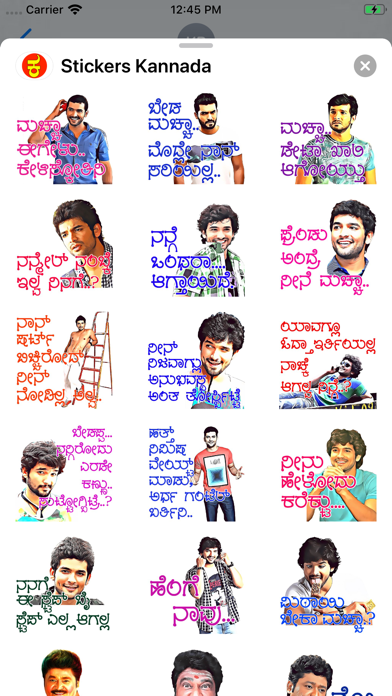 Screenshot #3 pour Stickers Kannada