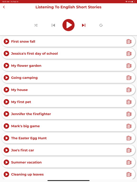 English ー Listening・Speaking iPad screenshot 4 - Education app
