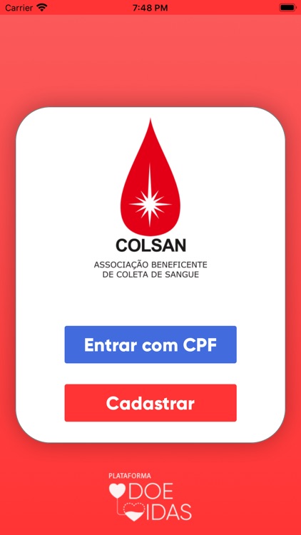 COLSAN - Doe Sangue, Doe Vidas