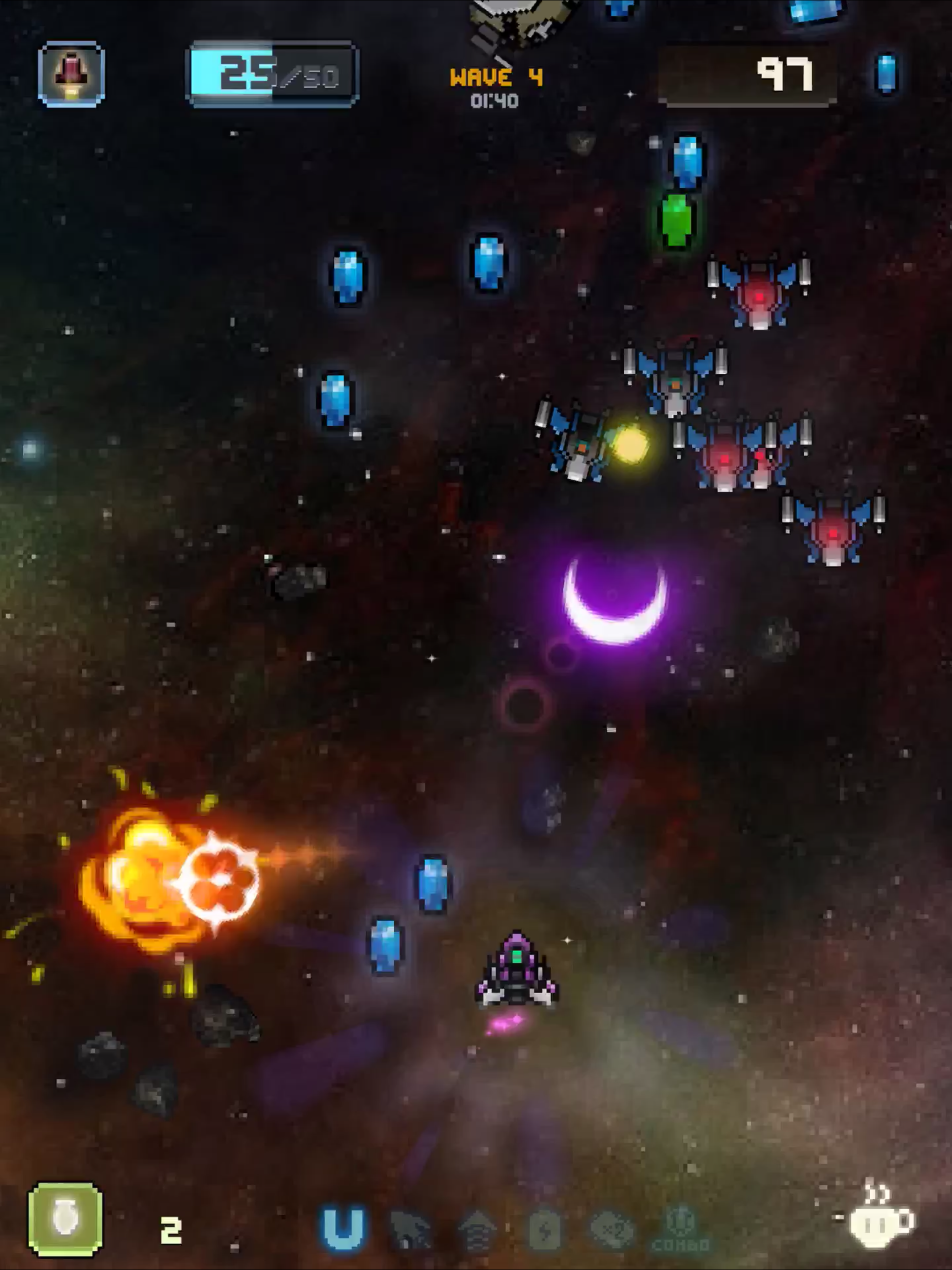 Sky Master - pixel shooter