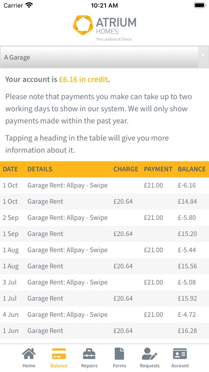 myAtrium from Atrium Homes