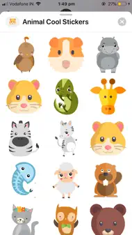 Animal Kids Stickers iphone bilder 3