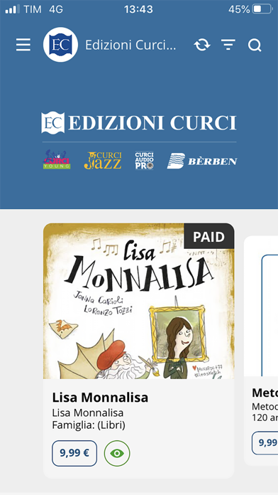 Edizioni Curci Digital Screenshot