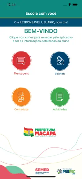 Game screenshot Escola com você apk