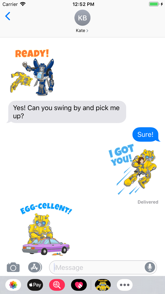 Official Bumblebee Stickers